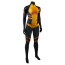 Vixen the Movie Mari McCabe Black & Yellow Animated Pattern Bodysuit Vixen Cosplay