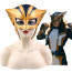 Superman 2025 Movie Hawkgirl Mask Prop - Hawkgirl Costume Cosplay Mask