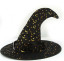 Halloween Prop Masquerade Ball Witch Rhinestone Buckle Hat Costume