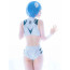 Neon Genesis Evangelion Ayanami Rei Bikini Swimsuit Costume - White Swimsuit Ayanami Rei Cosplay