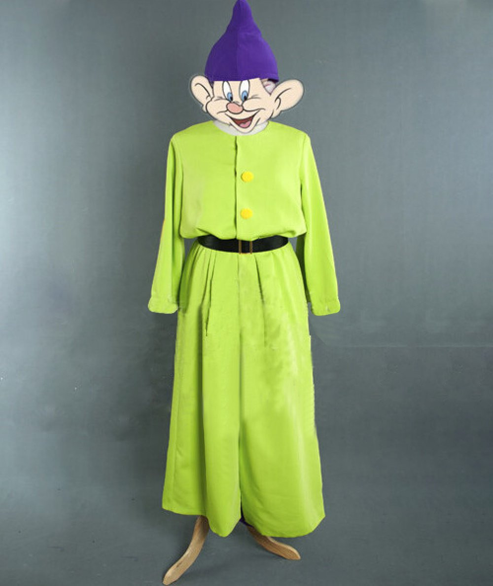 Dopey Snow White and The Seven Dwarfs Cosplay Costume