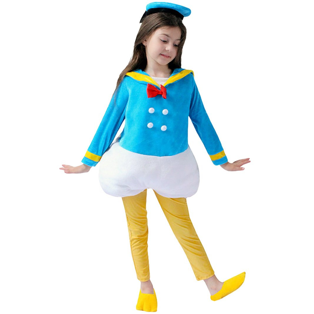 Kids Donald Duck Costume - Shirt Pants Set Donald Duck Cosplay