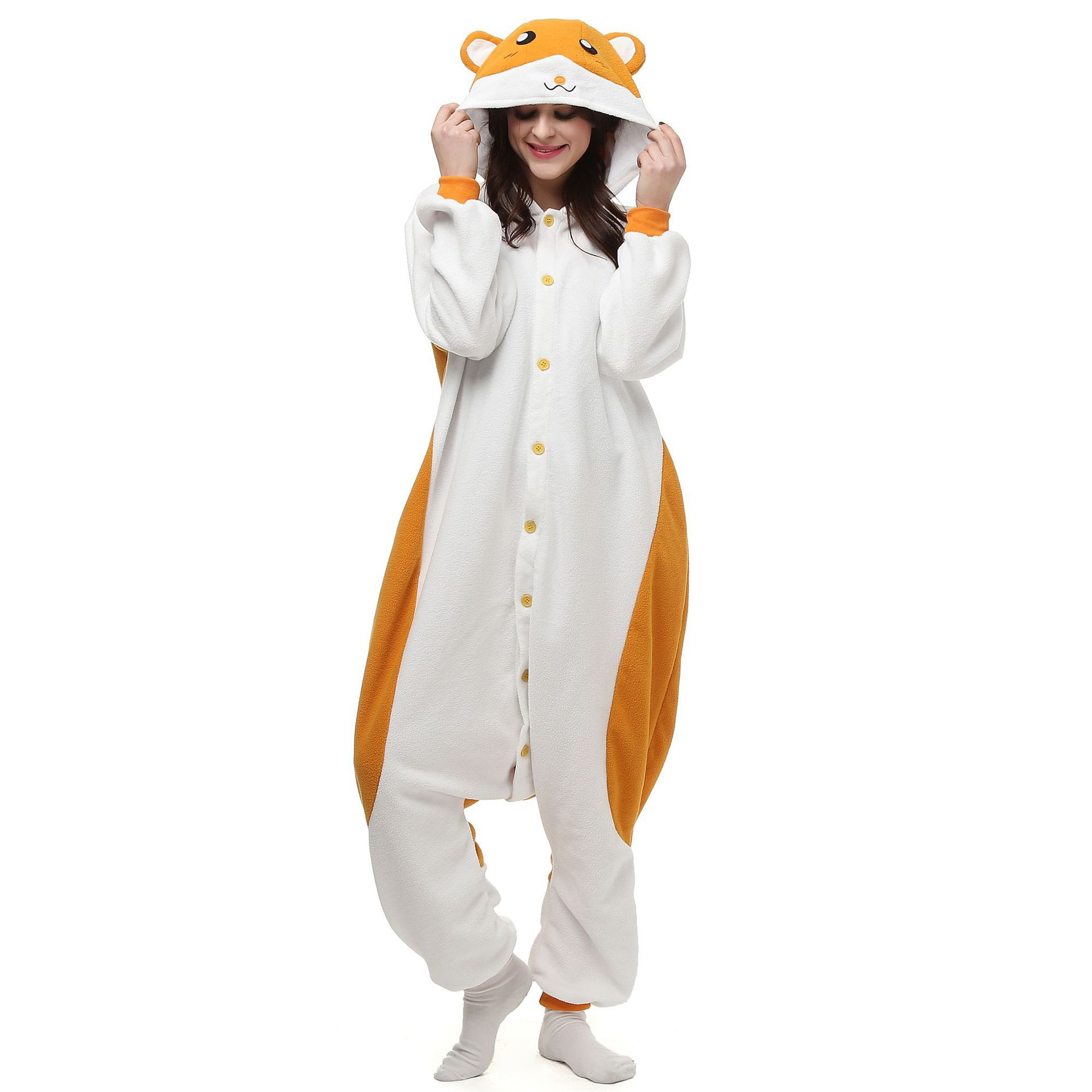 Hamtaro Costume - Onesie Jumpsuit Hamtaro Cosplay