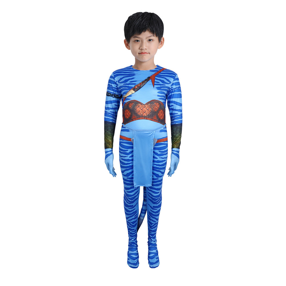 Avatar Jake Sully Costume - Bodysuit Tail Set Jake Sully Cosplay