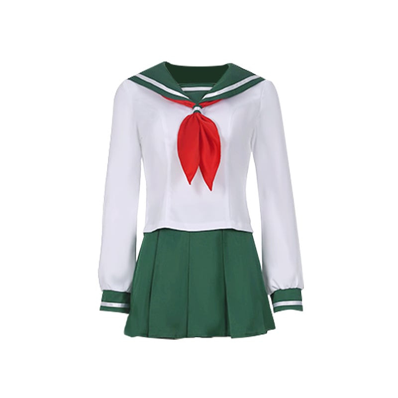 Kagome Higurashi Uniform Inuyasha Cosplay Costume