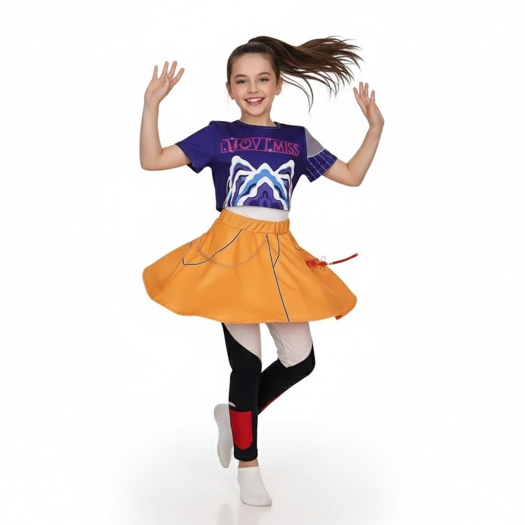 K-Pop Demon Hunters Mira Costume - Shirt Skirt Set Kpop Mira Cosplay