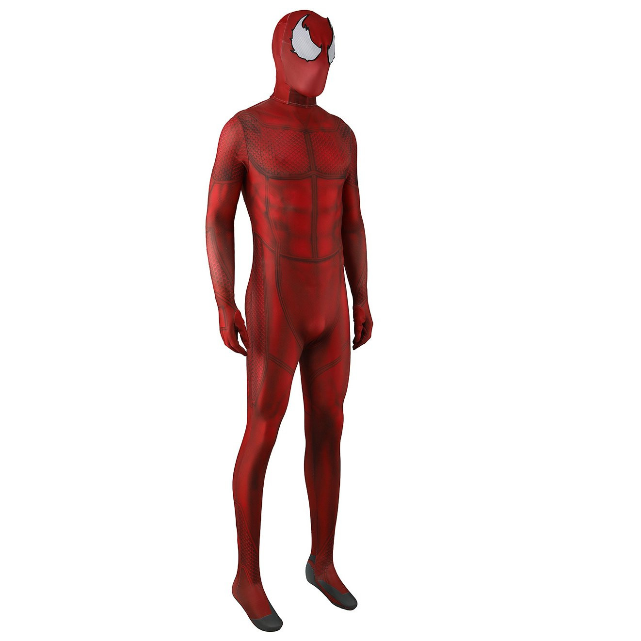 Spider-Man: Across the Spider-Verse Scarlet Spider Costume - Red Full Suit Mask Set Scarlet Spider Cosplay