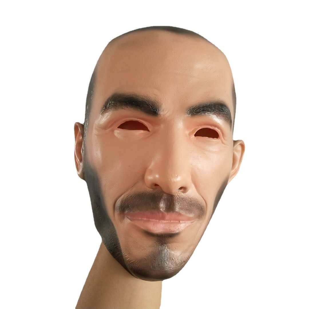 David Beckham Mask - Latex Full Face Mask David Beckham Costume Cosplay Prop