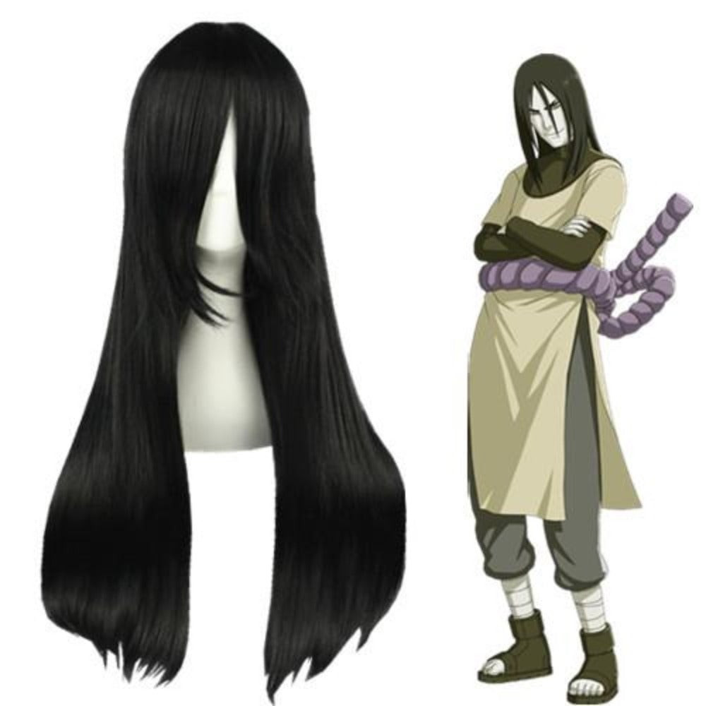 Naruto Shippuden Orochimaru Wig - Orochimaru Cosplay Costume Wig Prop
