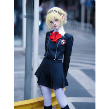 Persona 3 Aegis Costume - Black Uniform Aegis Cosplay