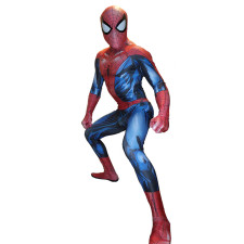 Ultimate Spider-Man Costume - Comic Pattern Bodysuit Mask Spider Man Cosplay