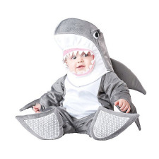 Baby Grey Shark Costume InCharacter - Onesie Jumpsuit Grey Shark Cosplay