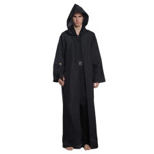 Star Wars Jedi Costume - Black Robe Jedi Cosplay