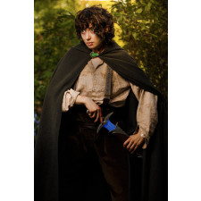 Lord of the Rings Frodo Baggins Wig - Short Wavy Curly Wig Frodo Baggins Cosplay Costume
