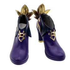 Genshin Impact Keqing Cosplay Shoes Boots
