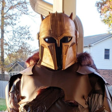 Mandalorian The Armorer Helmet - The Armorer Cosplay Costume Helmet