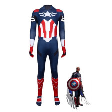 Captain America Brave New World Costume - Bodysuit Captain America Sam Wilson Cosplay