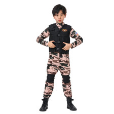 Kids Navy Seal Camo Military Costume - Suit Vest Set Military Uniform Cosplay