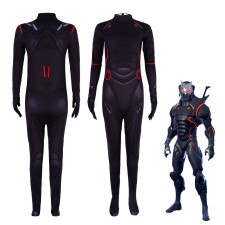 Fornite Omega Costume - Black Bodysuit Omega Cosplay