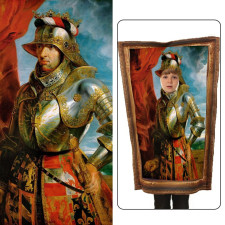 Emperor Maximilian Painting Costume - Bodysuit Maximilian Painting Cosplay Kids and Adults