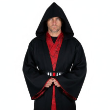 Star Wars Emperor Sheev Palpatine Costume - Black Red Robe Darth Sidious Palpatine Cosplay
