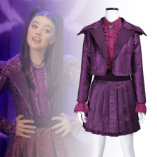 Vampirina Teenage Vampire Deluxe Costume - Purple Dress Vampirina Cosplay