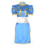 Street Fighter Chun Li Costume - Blue Dress Chun Li Cosplay