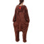 Kids Brown Dog Costume - Onesie Jumpsuit Brown Dog Cosplay
