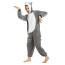 Kids Grey Dog Costume - Onesie Jumpsuit Grey Dog Cosplay