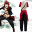 My Hero Academia Kirishima Eijiro Costume - Red Black Pants Set Kirishima Eijiro Cosplay