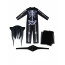 Girls Grim Reaper Costume - Jumpsuit Wings Hood Grim Reaper Cosplay
