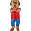 Happy Dog Inflatable Costume