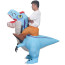 Jurassic World Riding Allosaurus Dinosaur Inflatable Costume - Riding Allosaurus Dino Cosplay