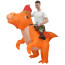 Jurassic World Riding Parasaurolophus Dinosaur Inflatable Costume - Riding Parasaurolophus Dino Cosplay