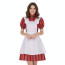 The Boy And The Heron Kiriko Maid Costume - Red Dress Apron Set Kiriko Cosplay
