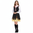 Bungo Stray Dogs Lucy Maud Montgomery Costume - Black Yellow Dress Lucy Maud Montgomery Cosplay