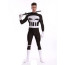 Punisher Frank Castle Costume - Comic Style Black & White Bodysuit Punisher Cosplay