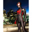 Spider-Man 2 Miles Morales Across the Spider-Verse Costume - Black Red Bodysuit Mask Set Miles Morales Spider Man Cosplay