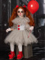 Pennywise Girls Costume - Scary Clown Tutu Dress Pennywise Cosplay