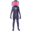 Skibidi Toilet Red TV Man Costume - Bodysuit Mask Set Red TV Man Cosplay