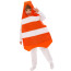 Kids Traffic Cone Costume - Bodysuit Traffic Cone Cosplay