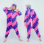Kids Purple Stripes Unicorn Costume - Onesie Jumpsuit Purple Stripes Unicorn Cosplay