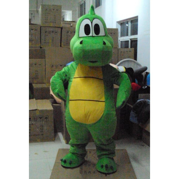 Giant Green Dragon Mascot Costume