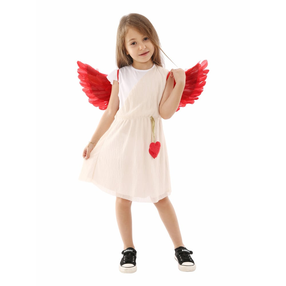 Girls Cupid Costume - Dress Wing Set Cupid Cosplay