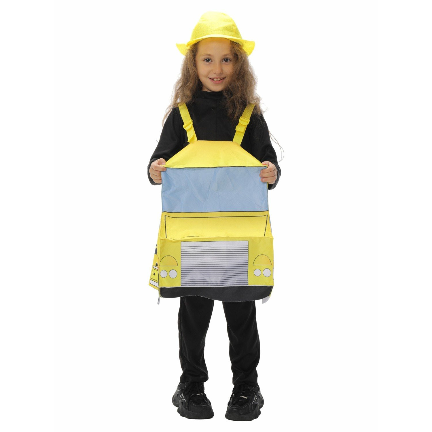 Kids Dump Truck Costume - Bodysuit Black Onesie Set Dump Truck Cosplay