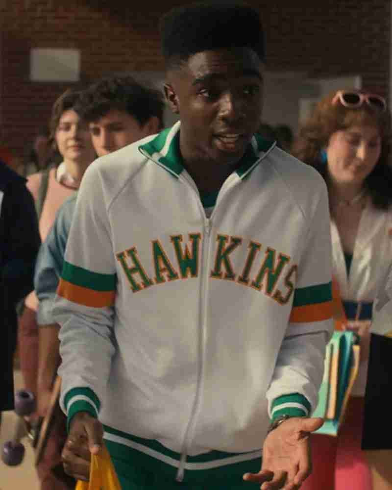 Stranger Things Lucas Sinclair Costume - Hawkins Jacket Lucas Sinclair Cosplay