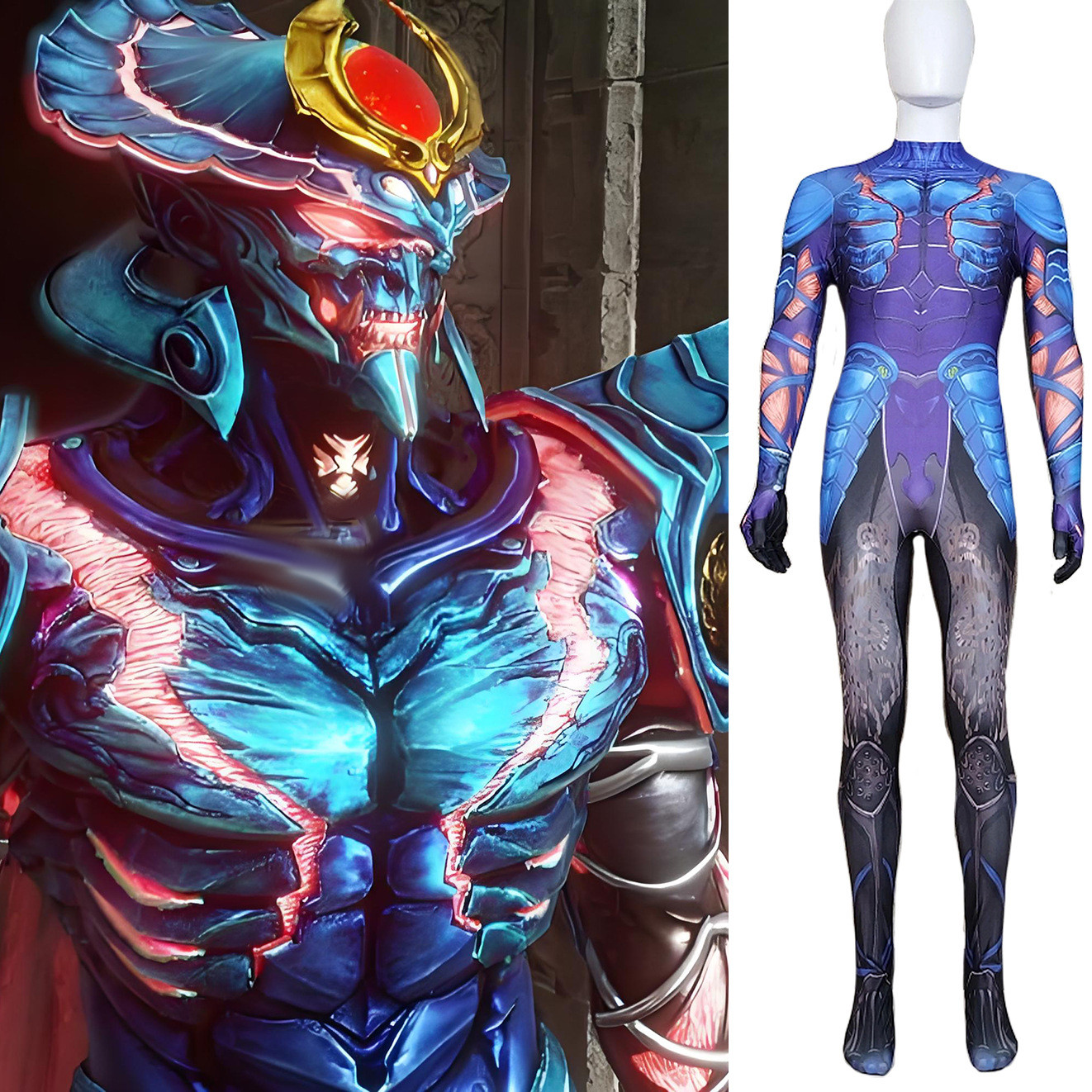 Tekken Yoshimitsu Costume - Bodysuit Yoshimitsu Cosplay
