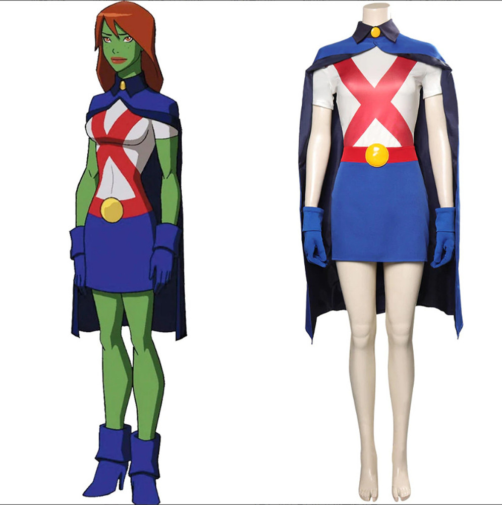 Miss Martian Young Justice Cosplay Costume