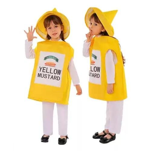 Kids Mustard Costume - Mustard With Hat Cosplay