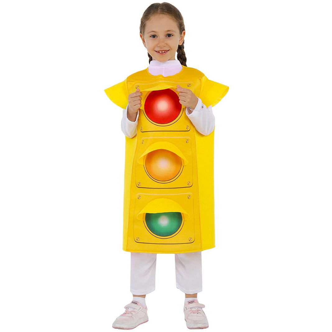 Kids Traffic Light Costume - Bodysuit Traffic Light Cosplay